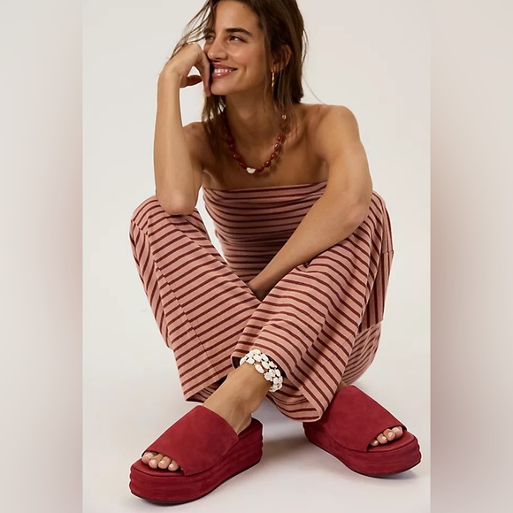 Free People Harbor Flatform Sandals - Picture 1 of 5